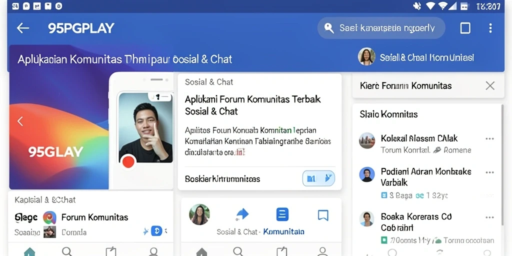 Antarmuka aplikasi 95PGPLAY yang menarik dan praktis.