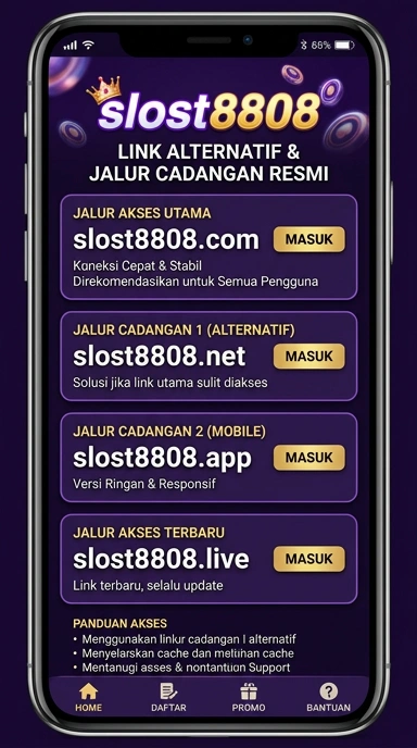 Tampilan link alternatif slost8808